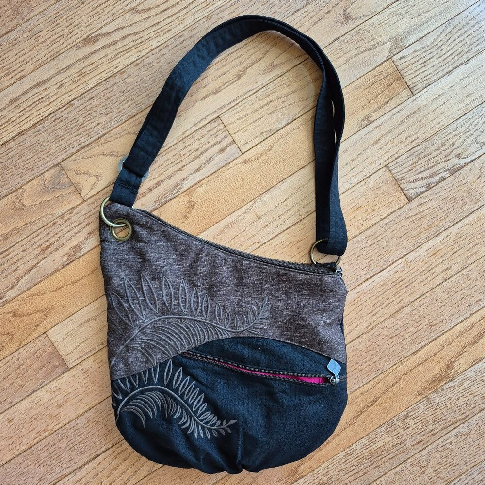 Jak's Crossbody Bag Assymetrical Foliage Nature